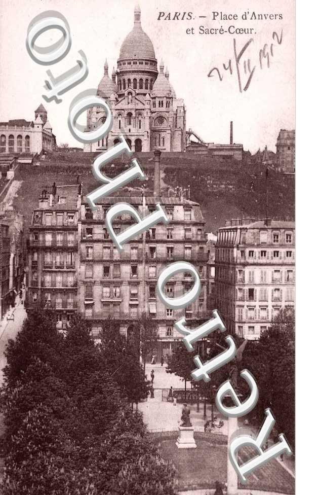 place d'Anvers et Sacre Coeur
