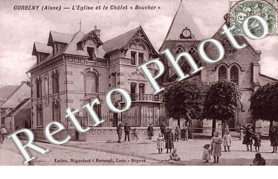L'EGLISE ET LE CHALET " Boucher "