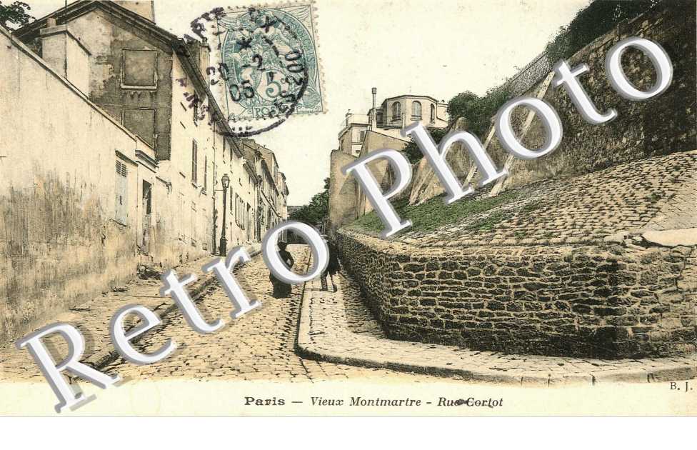 Vieux Montmartre - Rue Cortot