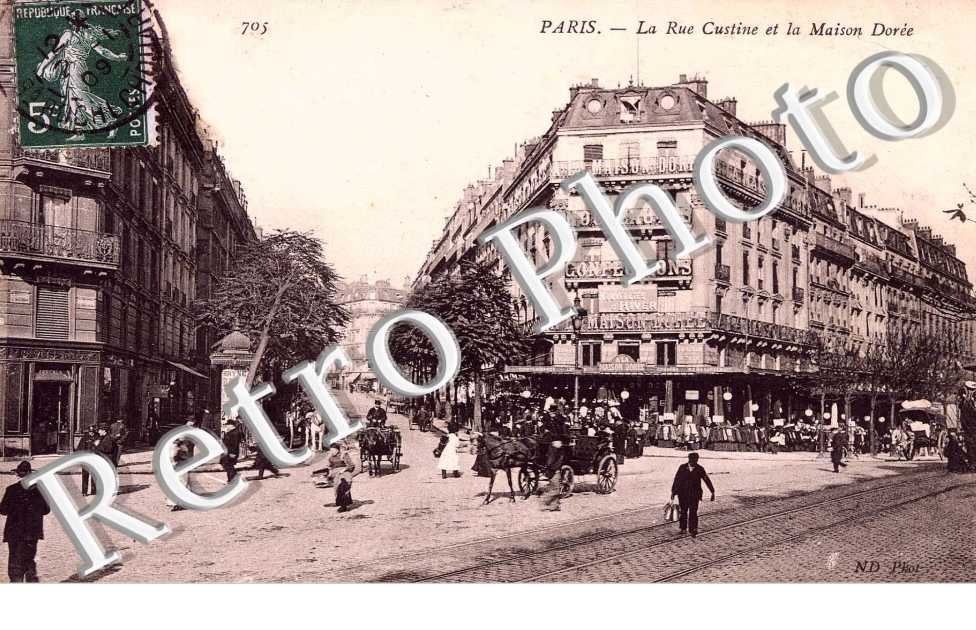 la rue Custine et la Maison Dorée