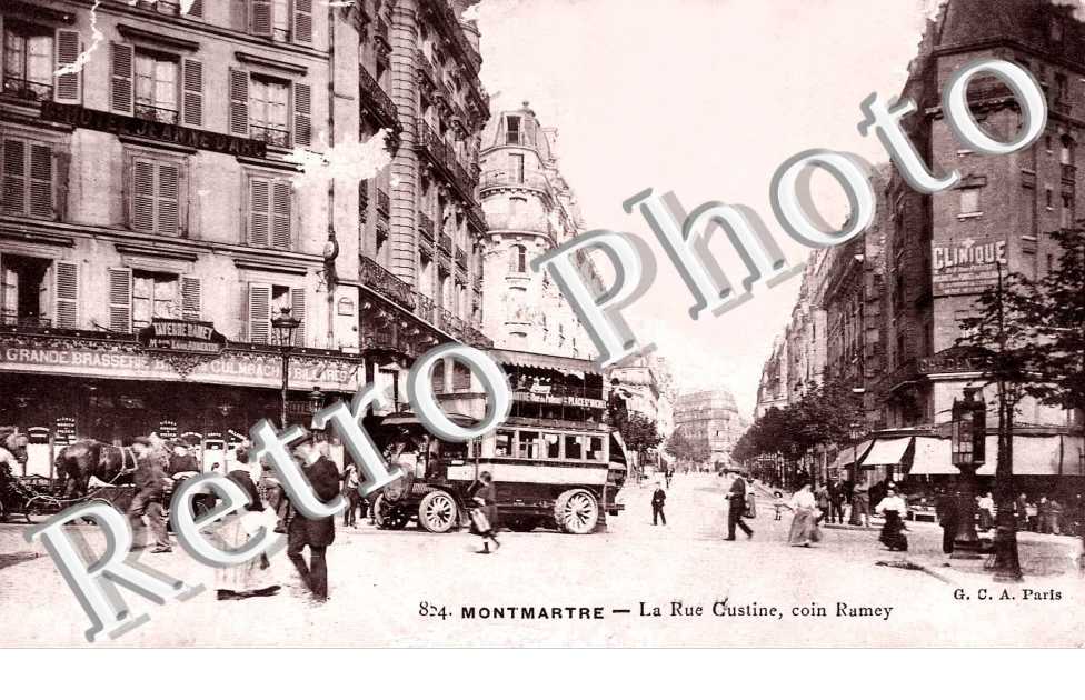 la rue Custine, coin Ramey