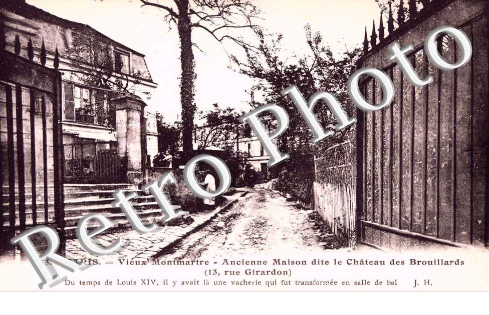 Chateau des Brouillards 13 rue Girardon