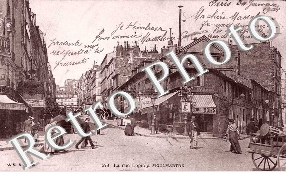 rue Lepic à Montmartre