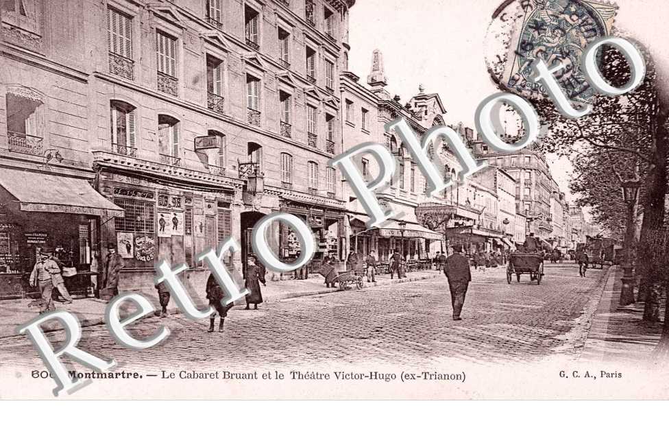 Cabaret Aristide Bruant et le théâtre Victor-Hugo - 84 boulevard de Rochechouart