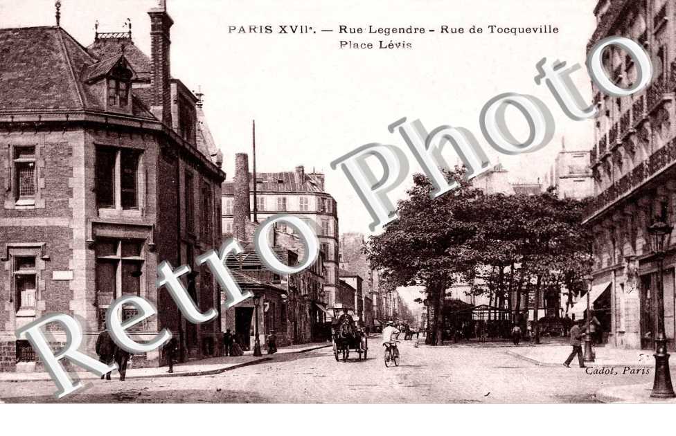 Rue Legendre, Rue de Tocqueville, Place Levis