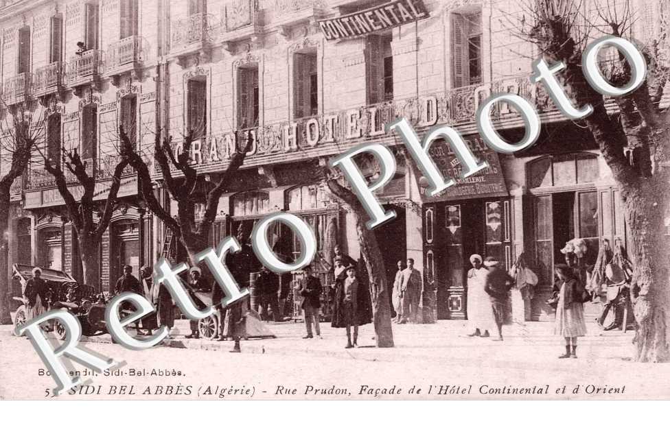 Rue Prudon, Facade de l'Hotel Continental et d'Orient