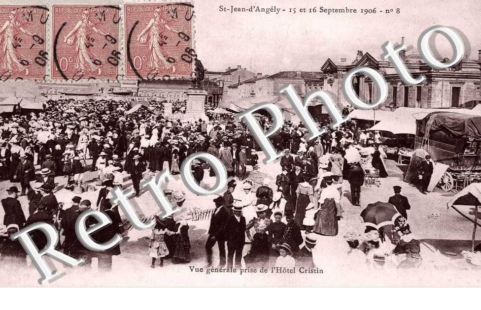 les 15 et 16 septembre 1906 - Vue prise de l'Hôtel Cristin