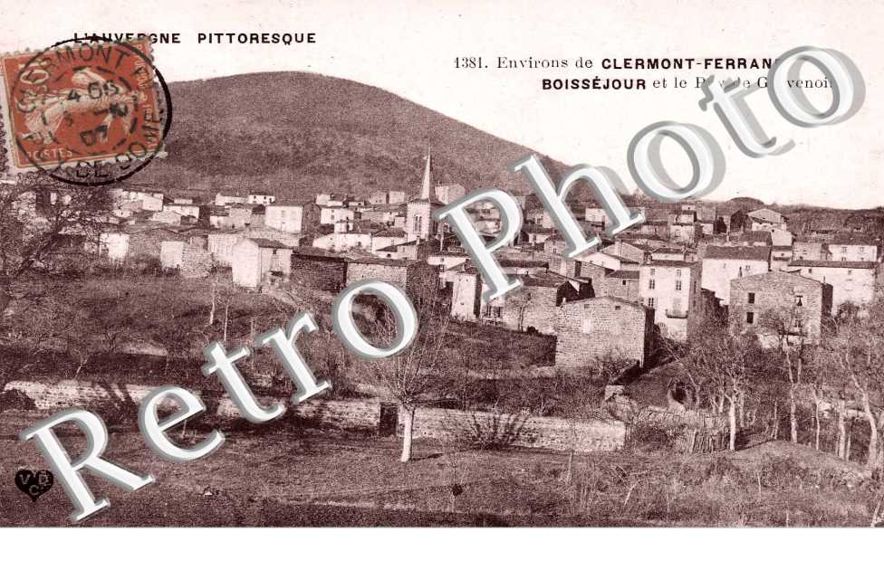 Boissejour et le Puy de Gravenoire