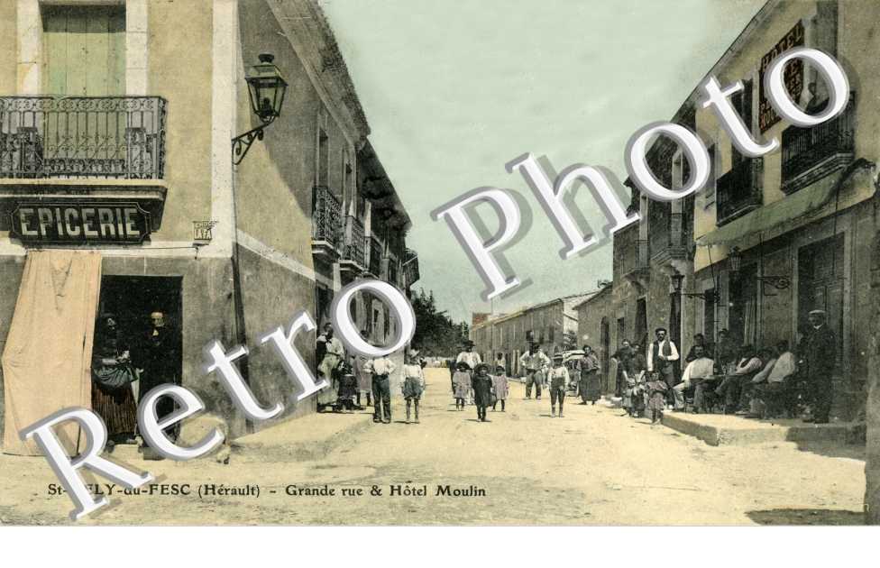 Grande rue et Hotel moulin