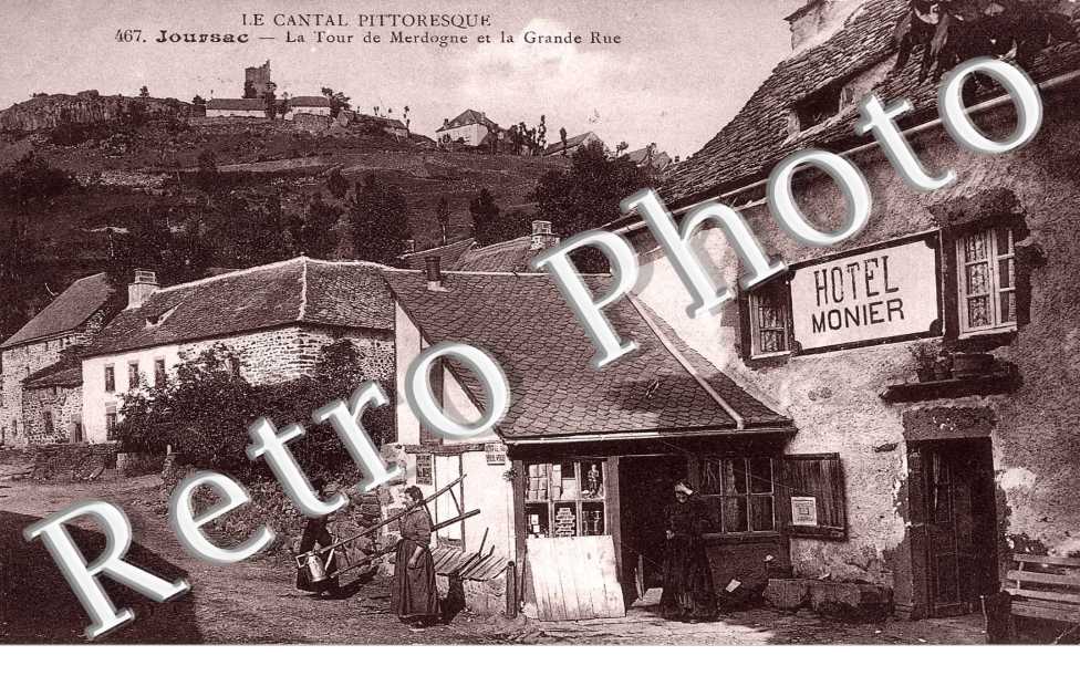 La tour de Merdogne et la grande rue