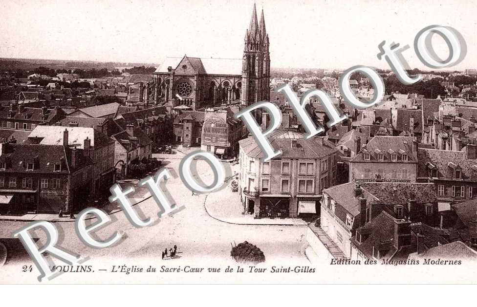 L'EGLISE DU SACRE COEUR VUE DE LA TOUR SAINT-GILLES
