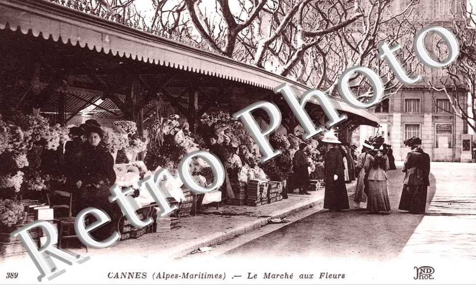 Le marche aux fleurs