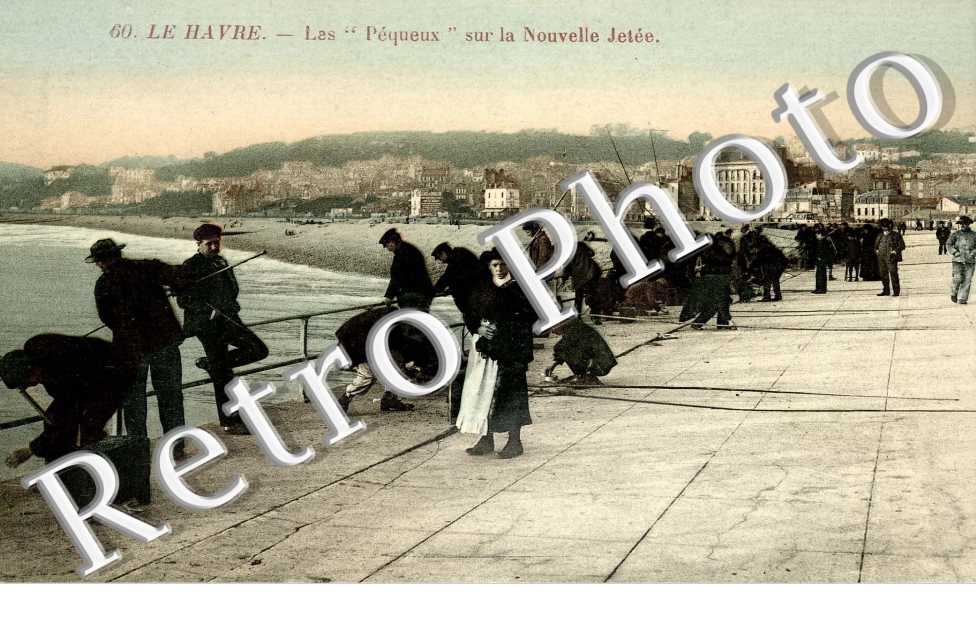 Les Péqueux sur la Nouvelle Jetée