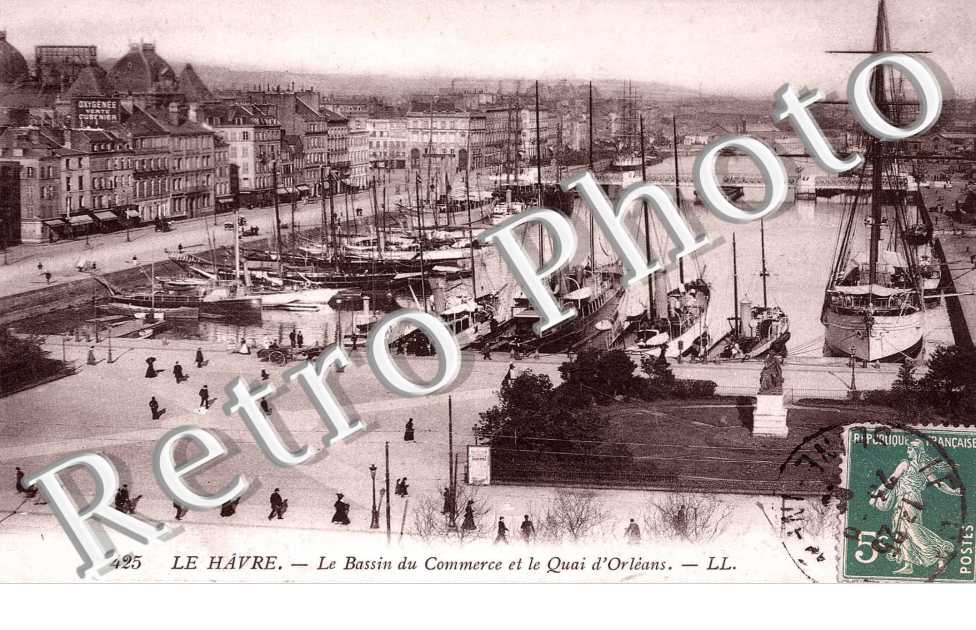 LE BASSIN DU COMMERCE ET LE QUAI D'ORLEANS