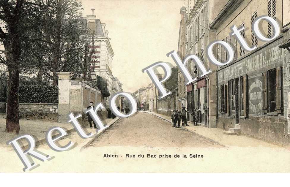 Rue du bac prise de la Seine