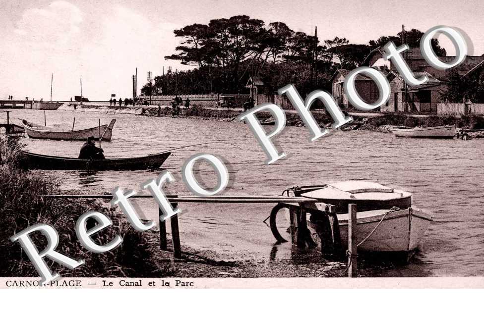 Le canal et le parc CARNON-PLAGE