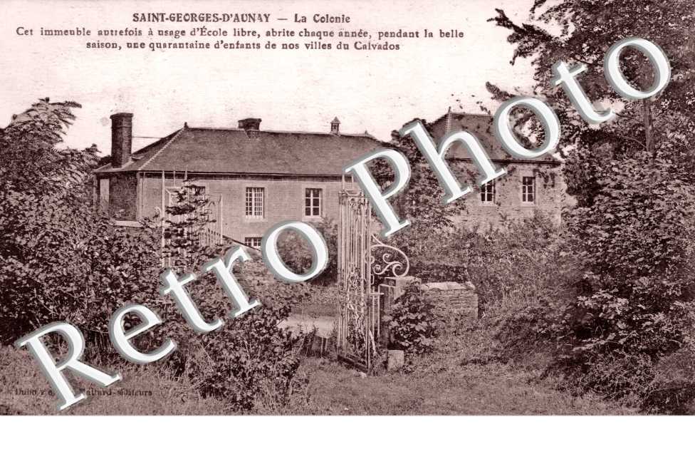 La colonie  - Cet immeuble autrefois a usage d'ecole libre, abrite chaque annee une quarantaine d'enfants