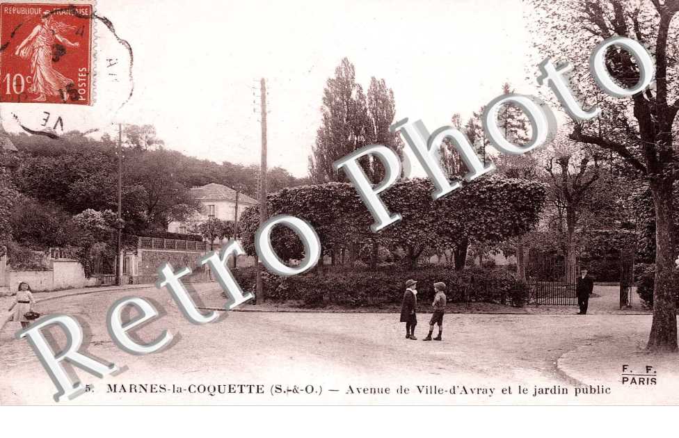 Avenue de Ville- d'Avray et le jardin public