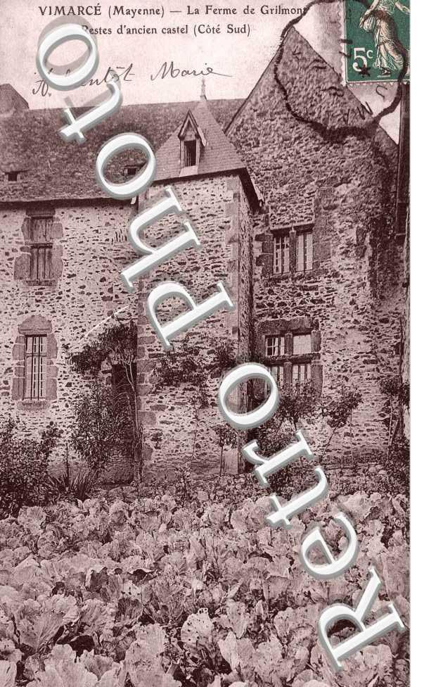 la ferme de Grilmont, restes d'ancien castel