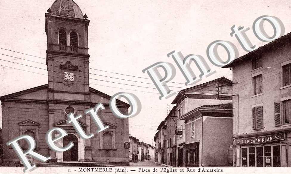 Place de l'Eglise et Rue d'Amateins
