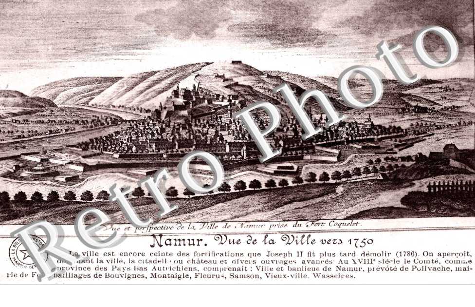 Vue de la Ville vers 1750