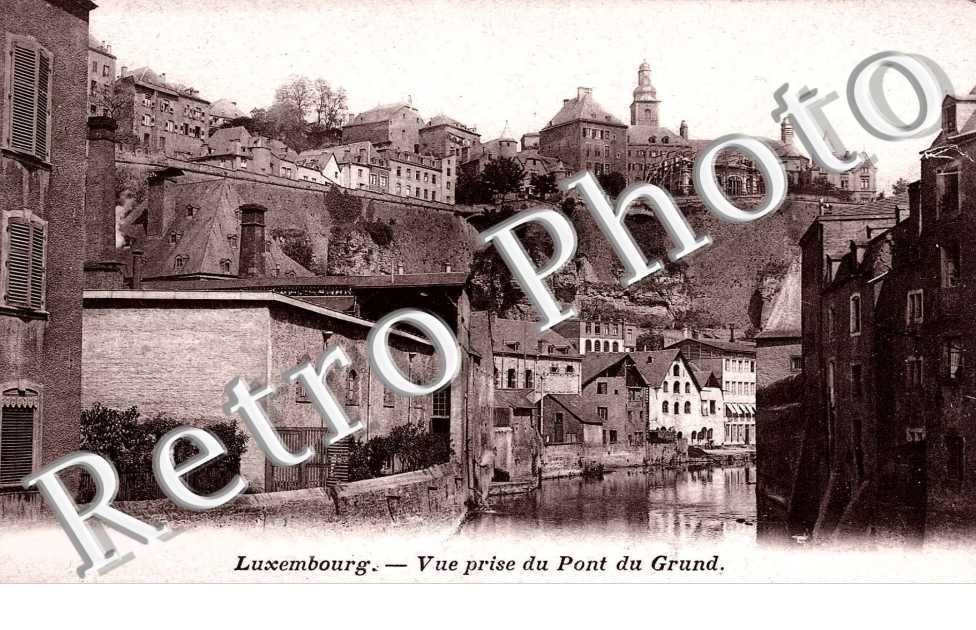 vue prise du pont du Grund