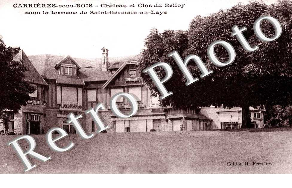 Carrieres sous bois - chateau et clos du Belloy