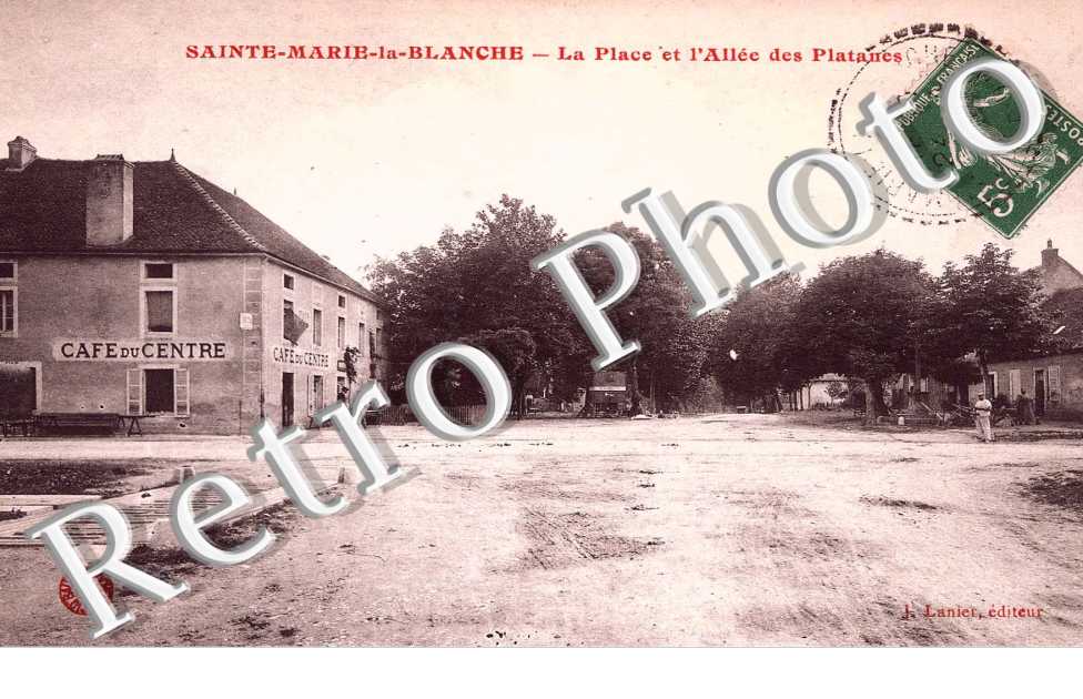 la Place et l'Allée des Platanes