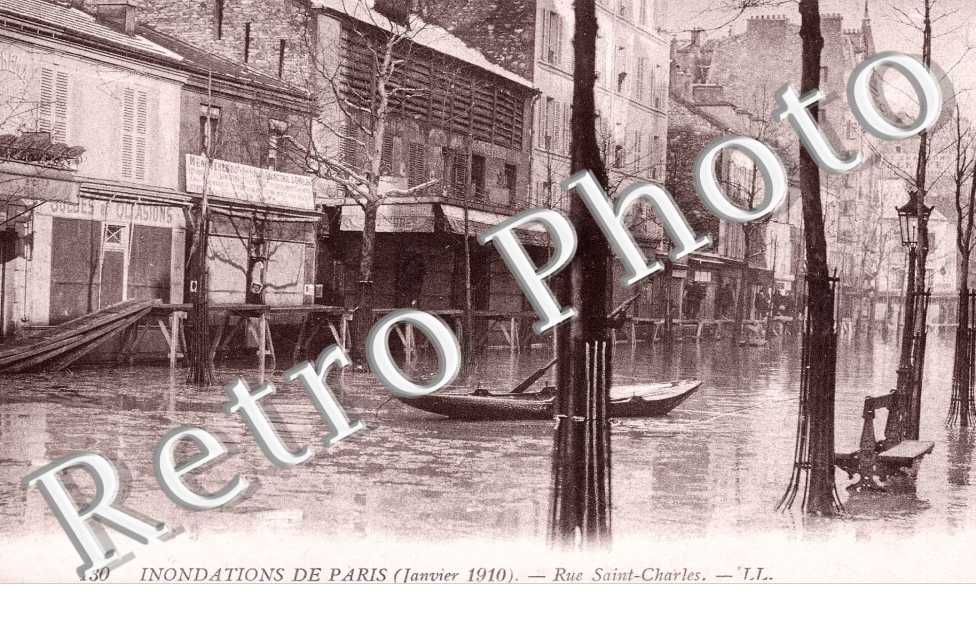 rue Saint Charles Innondations 1910