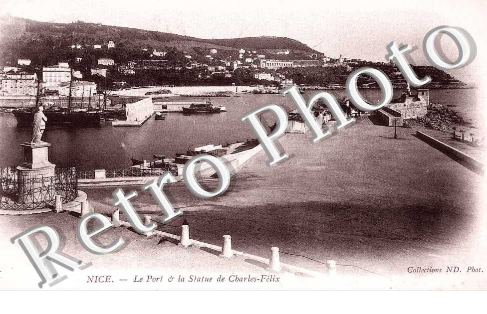 le Port et la Statue de Charles-Felix