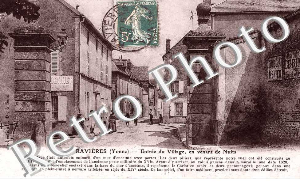 Entrée du Village en venant de Nuits