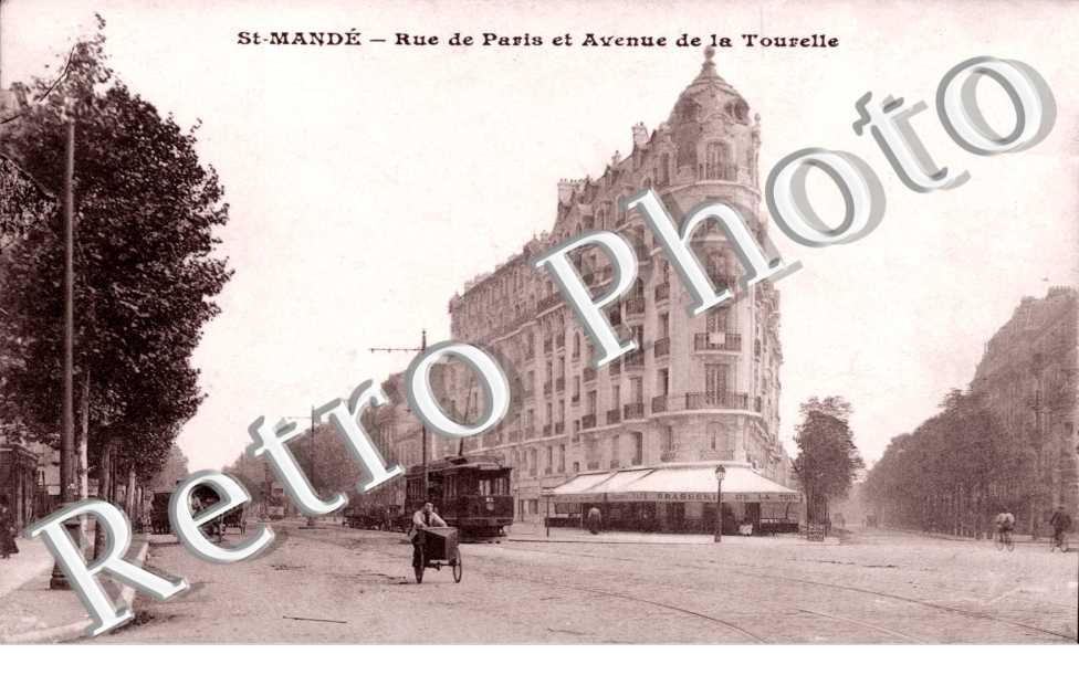 rue de Paris et avenue de la Tourelle
