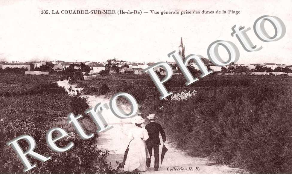 vue generale prise des dunes de la plage