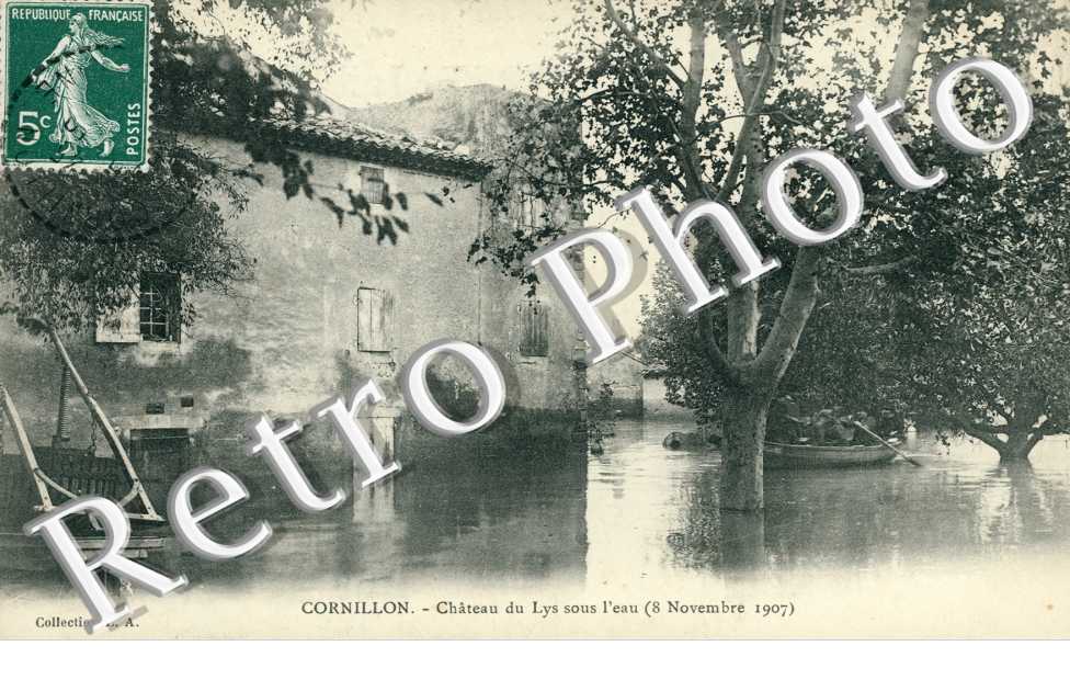 Château de Lys sous l'eau - 8 novembre 1907