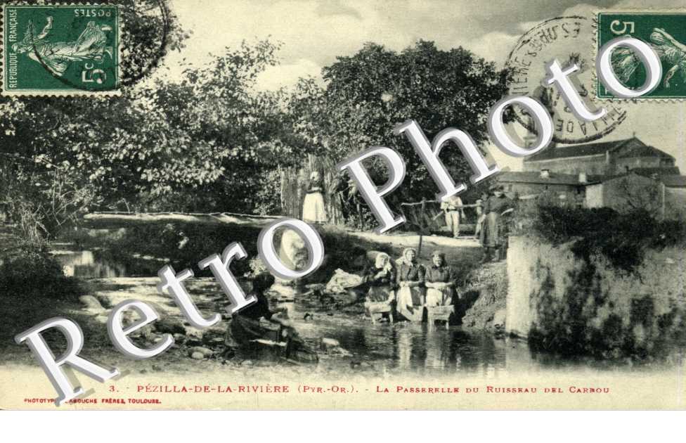 la passerelle du ruisseau del Carbou
