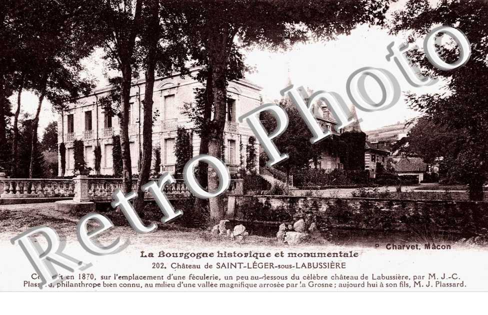 CHATEAU DE ST LEGER LA BUSSIERE