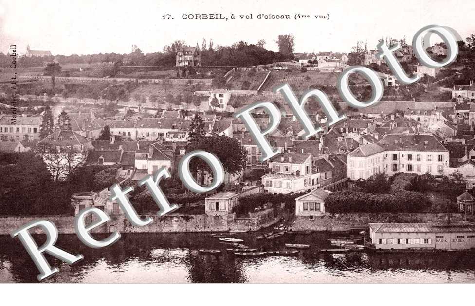 CORBEIL A VOL D'OISEAU