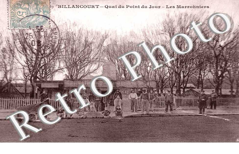 Quai du point du jour - Les marroniers