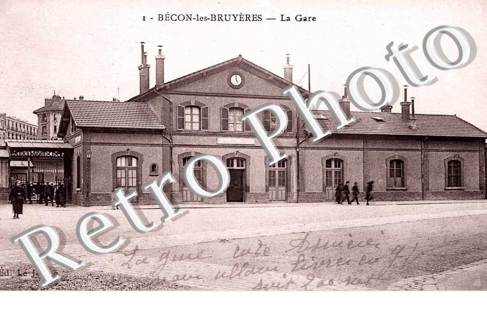 BECON LES BRUYERES - LA GARE