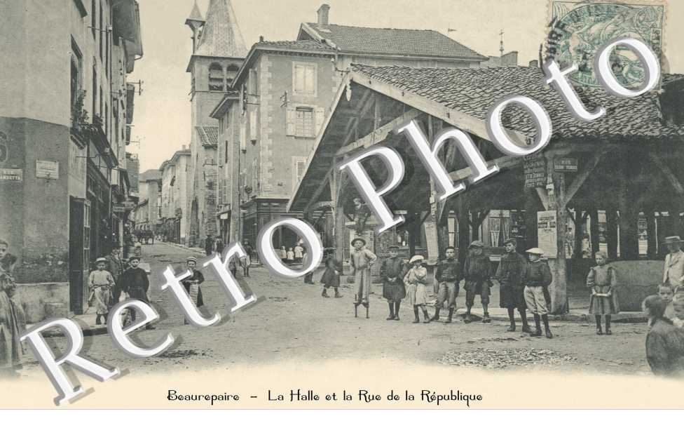 la halle et la rue de la republique