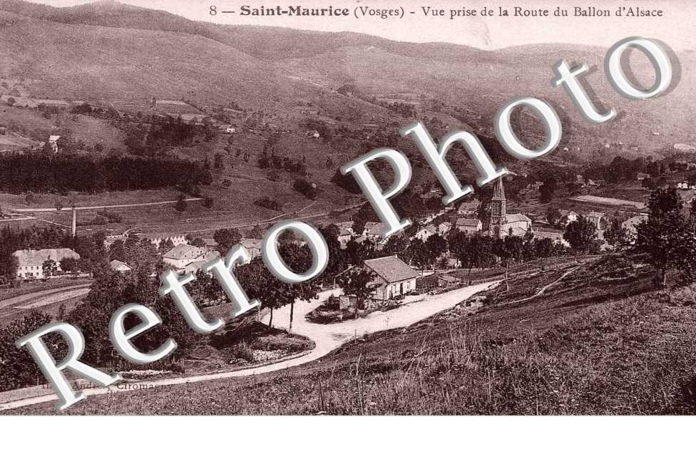 Vue prise de la route du ballon d'Alsace