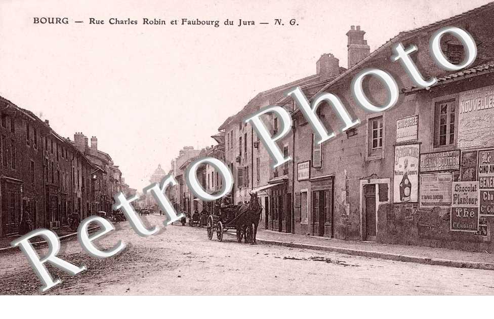 Rue Charles Robin et Faubourg du Jura