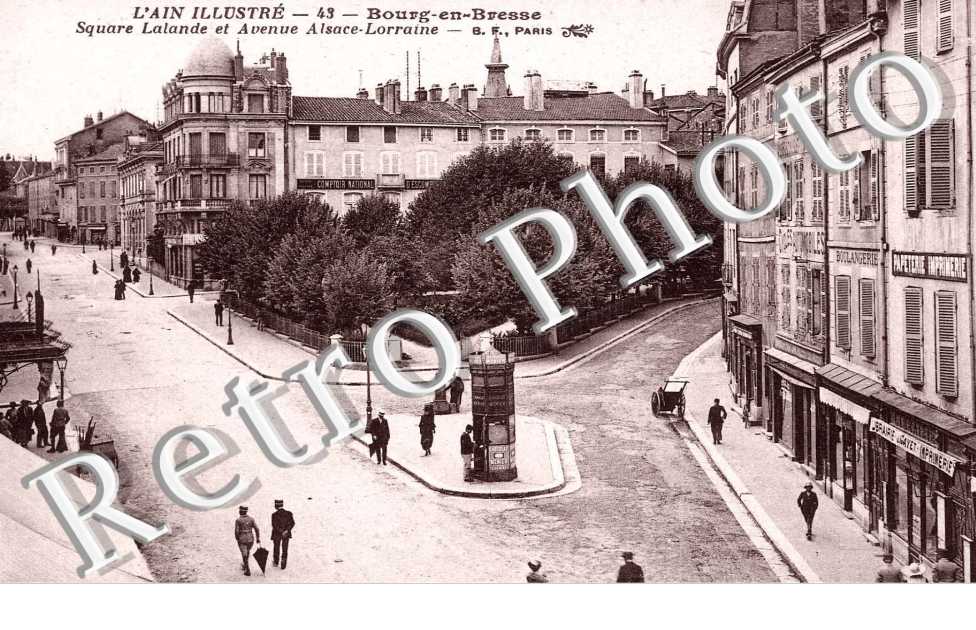 Square Lalande et Avenue d'Alsace Lorraine
