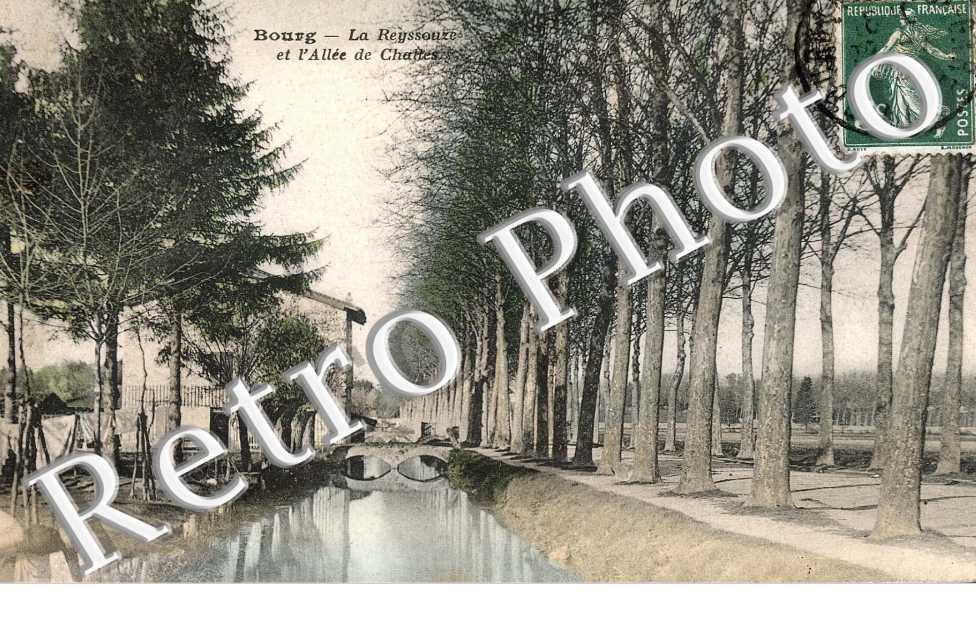 La Reyssouze et l'Allee de Challes