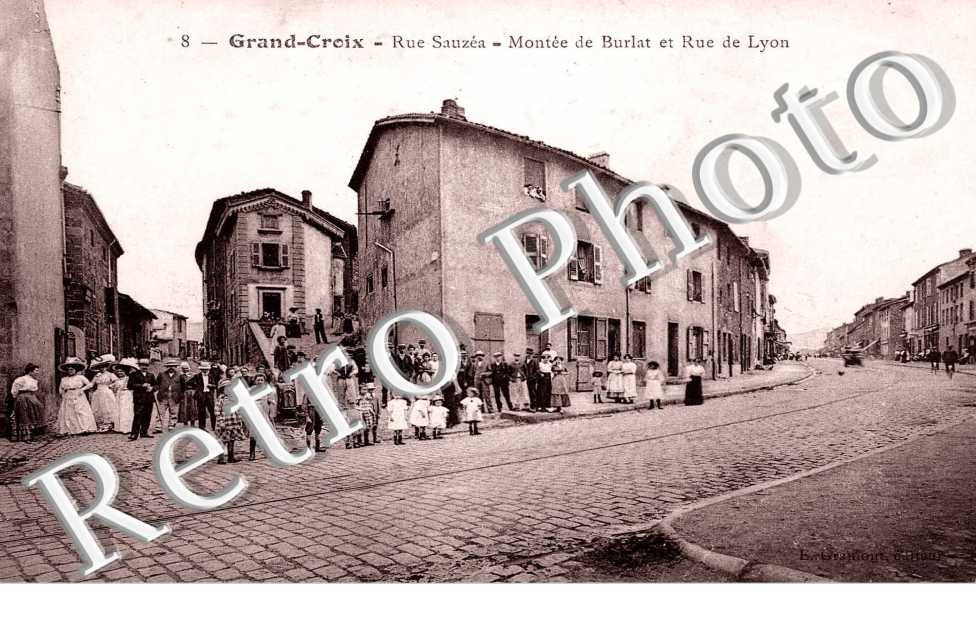 rue Sauzea - montee de Burlat et rue de Lyon