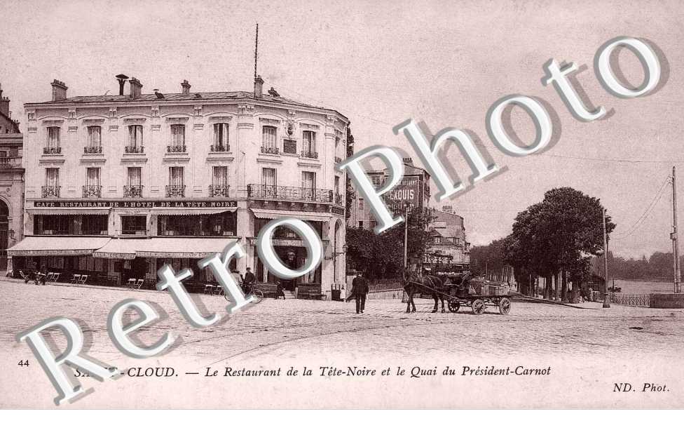 Le Restaurant de la Tête Noire et quai Carnot
