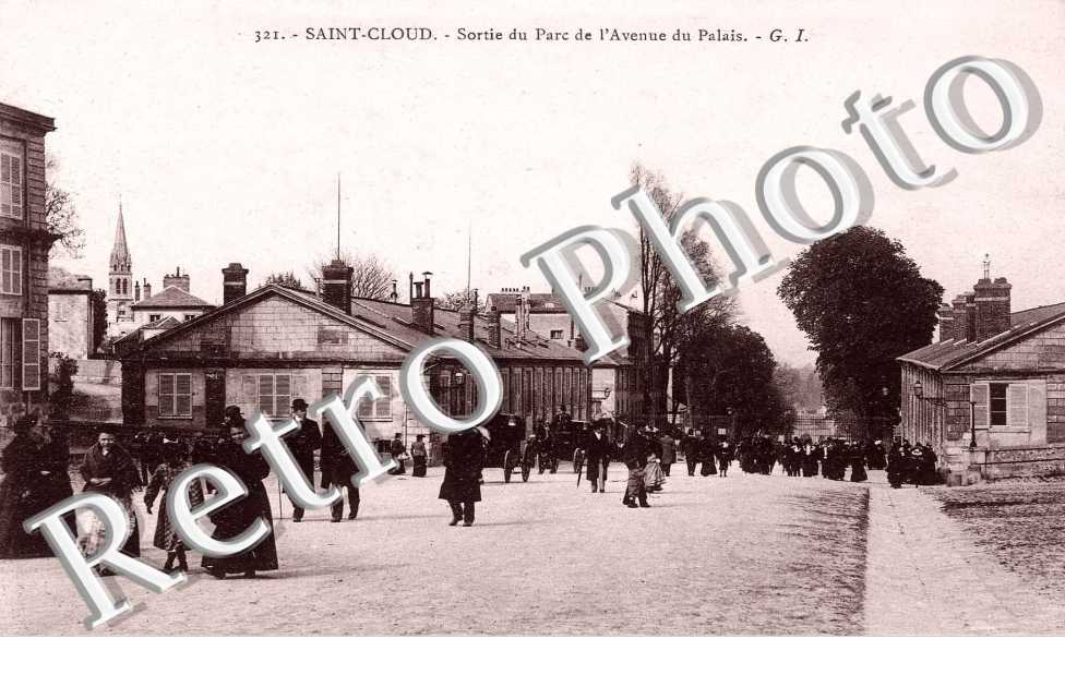 Sortie du Parc de l'avenue du Palais