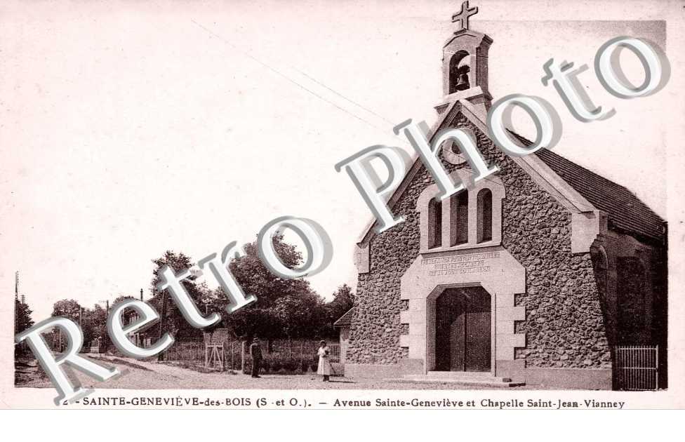 AVENUE STE GENEVIEVE et chapelle Saint Jean Vianney