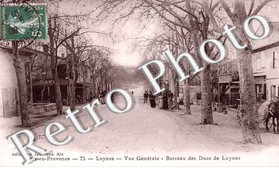 Luynes - vue generale - berceau des Ducs de Luynes