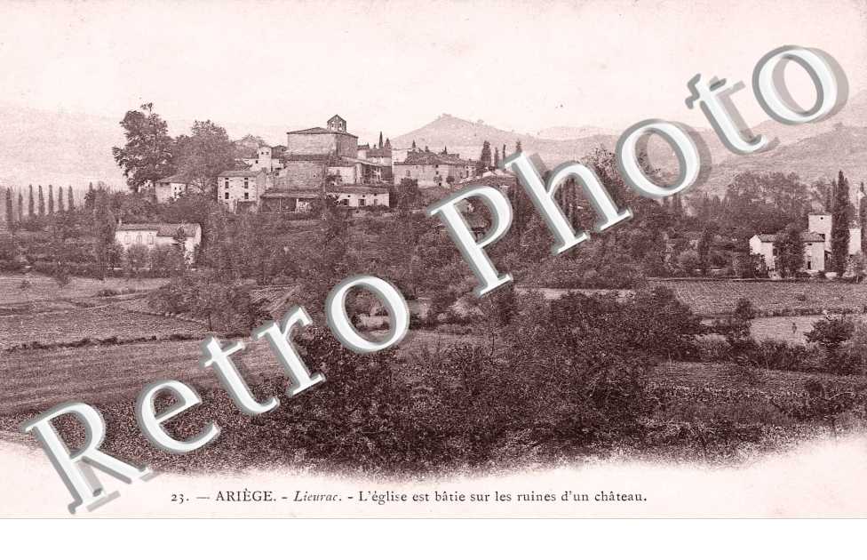 l'eglise batie sur les ruines d'un chateau